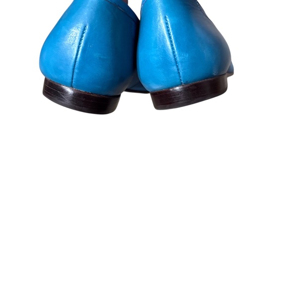 Enzo Angiolini Blue Patent Leather Loafers - Picture 10 of 13